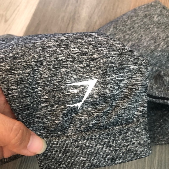 GYMSHARK ADAPT MARL SEAMLESS LEGGINGS medium grey - Picture 9 of 11